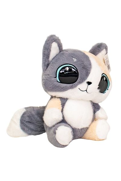 victiny Plus toy cute and fluffy cat VICTINY ® grey / 28 cm