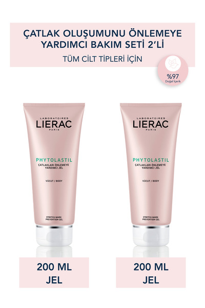 Lierac Phytolastil Gel Çatlak Önleyici 200 ml Set 2'li