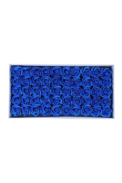 LOVE Săpun parfumat cu trandafiri, 50 buc - Albastru deschis