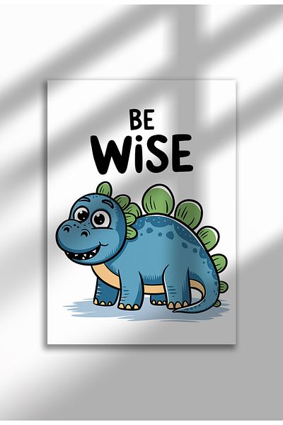 21mxm Kids Motivational Poster, Cute Animal Canvas, Nursery Wall Art, Little Dreamers 2025