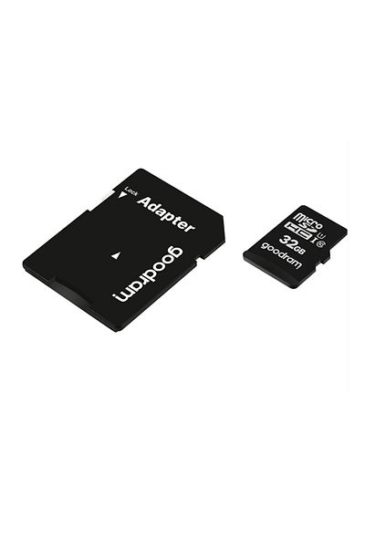 Goodram Card de memorie microSDHC Goodram 32GB,UHS I,cls 10 + adaptor, M1AA-0320R12