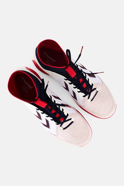 hummel Men Algiz Mid Lace Up Basketball Shoes, Multicolor
