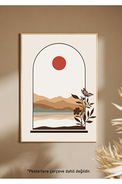 One Little Happiness Αφίσα σε στυλ Bohemian Αισθητική αφίσα τοίχου, αφίσα χωρ...