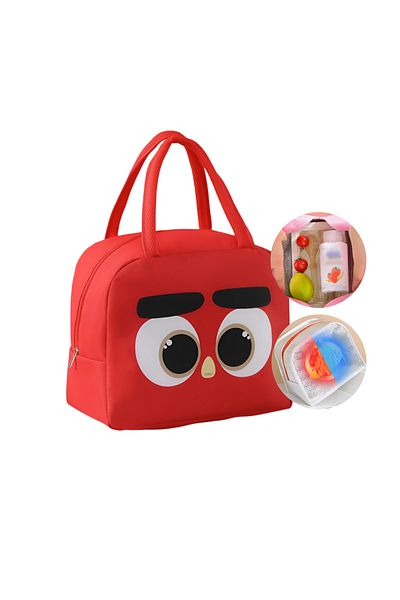 Tim Cooler Bag, Cartoon Pattern, Portable for Kids, Oxford Canvas, 22x14x19 cm,