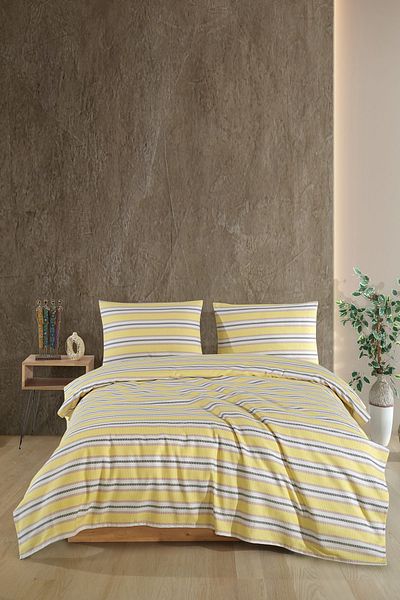Elart Scatt Pike Double (200X220 cm) Ecru