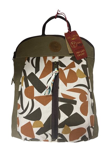Old Cotton Vintage Canvas Colorful Authentic Daily Outing Travel Backpack Lucas Bag 30cm X 37cm