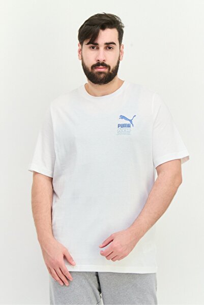 Puma Men Sportswear Fit Short Sleeves Outdoor T-Shirt, White