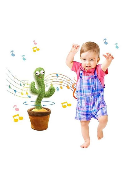 Generic Electric Dancing Cactus Plant Stuffed Toy With Music
