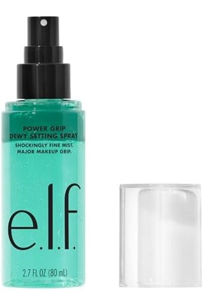 ELF e.l.f. Power Grip Dewy Setting Spray, Ultra Fine & Long-Lasting Formula, Fixes Makeup for a Hydrated