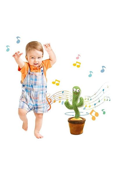 Generic Dancing Cactus Plush Stuffed Toy with Music