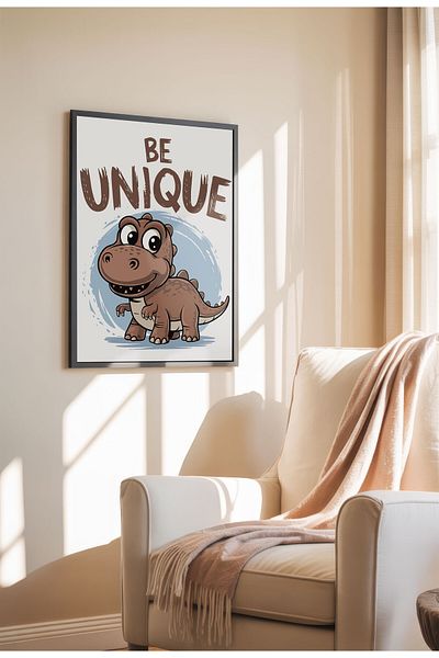 21mxm Kids Motivational Poster, Cute Animal Canvas, Nursery Wall Art, Little Dreamers 2025