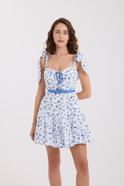 NOK İSTANBUL Coco Mademoiselle Dress Blue