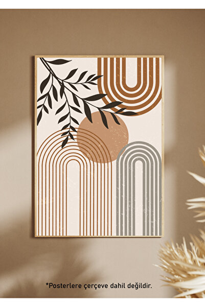 One Little Happiness Bohem Tarzı Poster Estetik Duvar Posteri , Çerçevesiz Po...