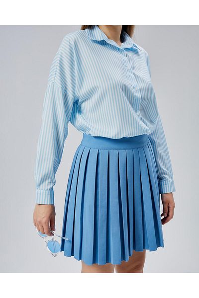 EMMAS CLOTHİNG Cămașă oversize pentru femei cu dungi albastre albe