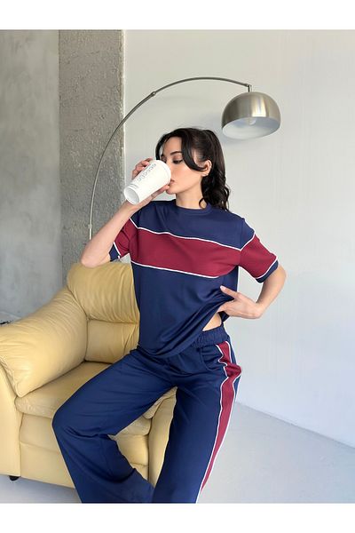 badibadii Color Blocked Oversize Double Set