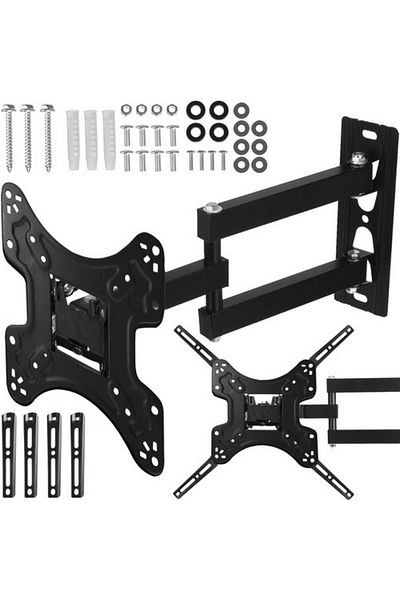 ideal STORE Suport TV Universal de Perete idealSTORE, Dimensiuni Compatibile 14- 55 inch, Reglabil Distanta fata