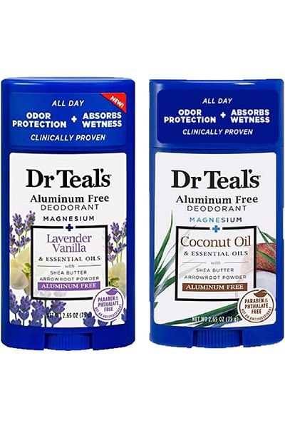 Dr Teals Dr. Teals Deodorant Variety Gift Set (2-Pack, 2.65 Oz Ea.) - Vanilla Lavender & Coconut Oil