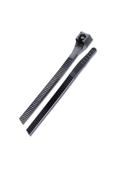 XTREME Set of 100 nylon serrated cable ties, 2.9 x 150mm, self-locking, collar type, for fastening and binding