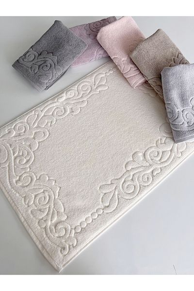 sarra 50X70 Nazende Foot Towel - Cream