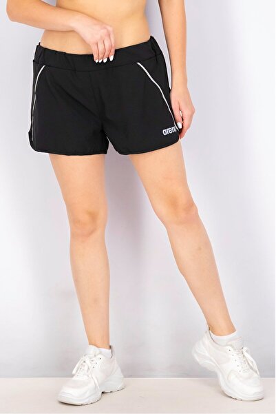 ARENA شورت تدريب رياضي مناسب للنساء، أسود