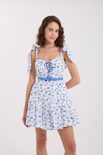 NOK İSTANBUL Coco Mademoiselle Dress Blue