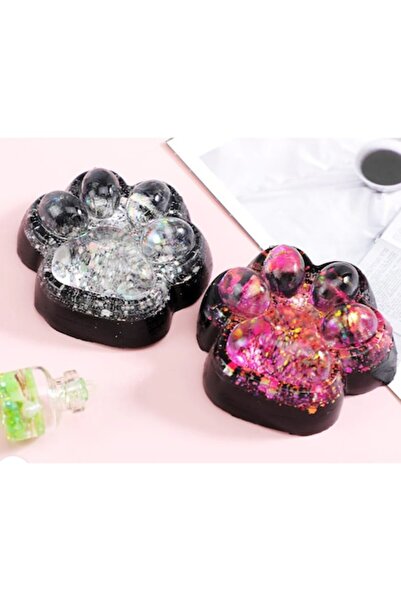 victiny Set 2 Labute Pisica squishy moale VICTINY, negru/ multicolor, 5x5, 5 cm