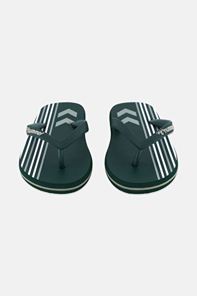 hummel Kids Boy Brand Logo Flip Flop Slippers, Green