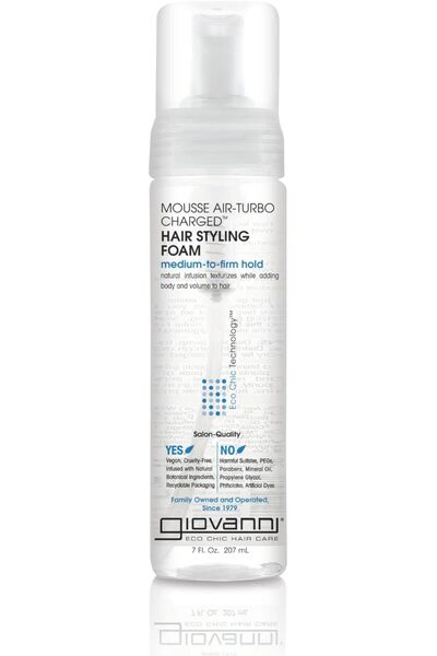 Giovanni Hair Styling Foam for All Hair Types, 207 ml, Volumizing