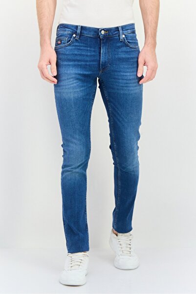 Gant Men Slim Fit Washed Stretchable Denim Jeans, Blue