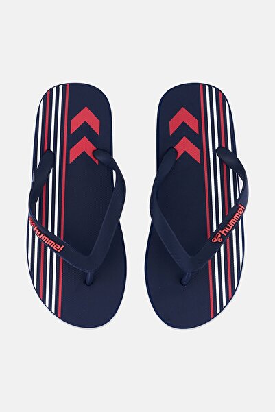 hummel Kids Boy Brand Logo Flip Flop Slippers, Navy