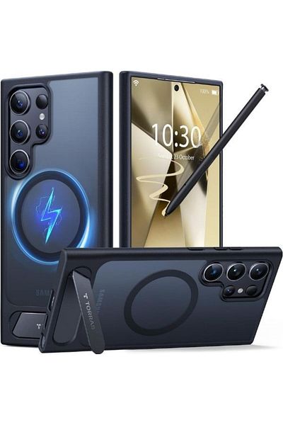 TORRAS جراب UPRO Pstand Series لهاتف Samsung S24 Ultra باللون الرمادي | X00RP109K016