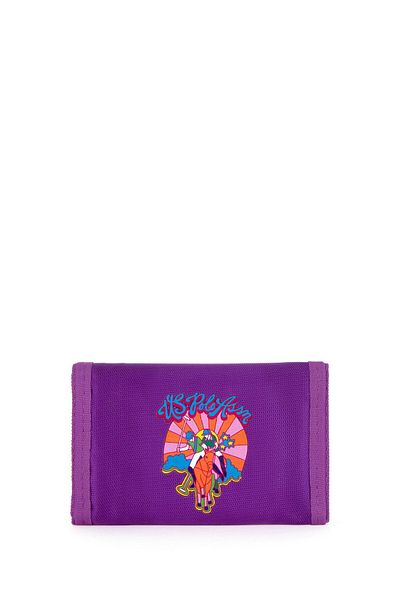 U.S. Polo Assn. Girl's Purple Wallet