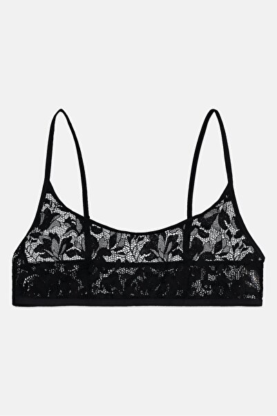 NA-KD حمالة صدر نسائية من Hunkemoller x NA-KD غير مبطنة، لون أسود