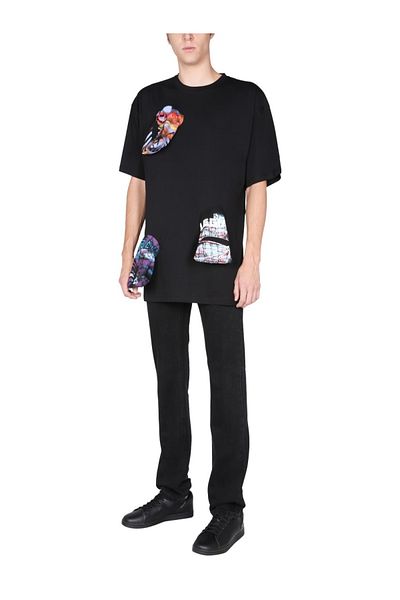 Raf Simons Tricou cu detalii imprimate