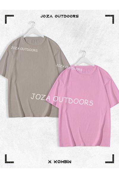 Joza Outdoors Femei Bărbați Lilo Angel Stitch Scris BACK Imprimat Cuplu Iubitor Combinație Tricou oversize Set de 2