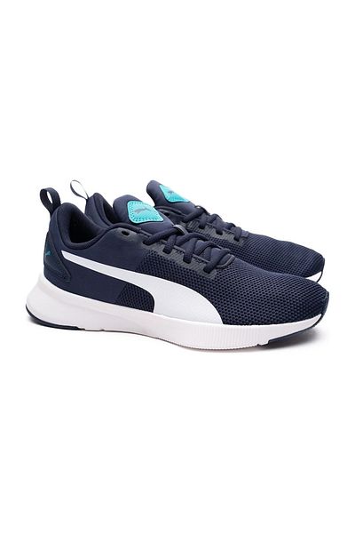 Puma Flyer Runner Jr Unisex Sports Shoes192928-34 Peacoat-white-deep Aqua