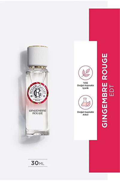 Roger&Gallet Gingembre Rouge Doğal Zencefil ve Pembe Meyve Özlü Çiçeksi Parfüm EDT 30 ml