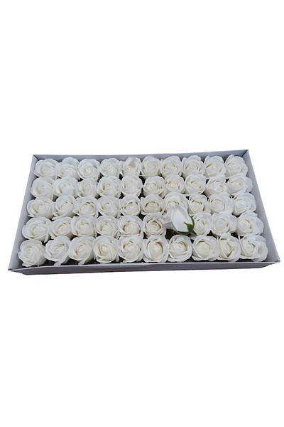 Claum Set 50 Trandafiri de Săpun, ClauM, Alb