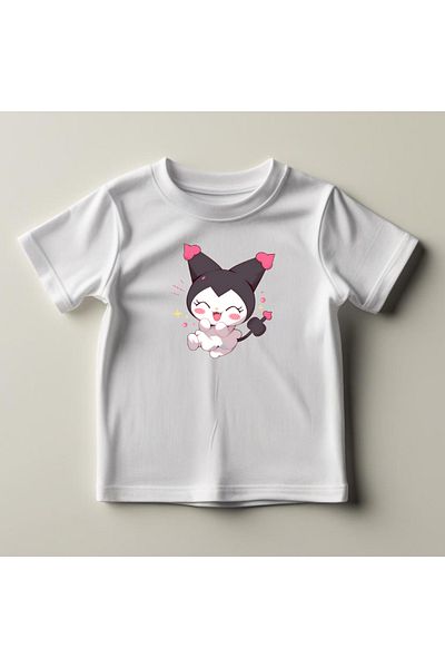 Gölge Store Tricou pentru copii cu imprimeu normal Kuromi