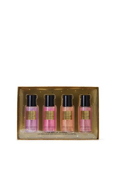 Victoria's Secret Σετ 4 σπρέι σώματος με γκλίτερ, The Best Of Shimmer, Victoria's Secret