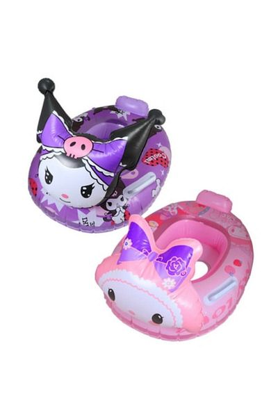 victiny Swimming Ring for Babies and Children Kuromi VICTINY® with Support, Suitable for 3-24 Months, Purpl