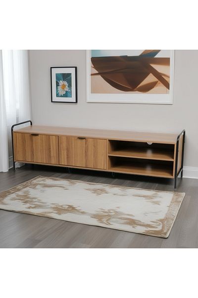 DEC13 160cm TV table with a distinctive and modern design
