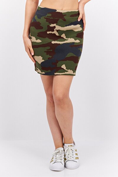 adidas Women Sportswear Fit Training Skirt, Green Combo