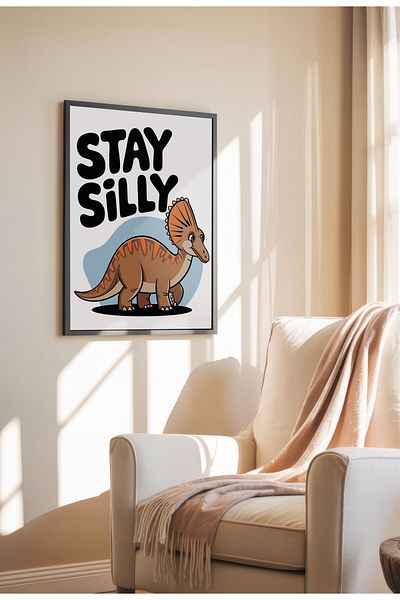 21mxm Kids Motivational Poster, Cute Animal Canvas, Nursery Wall Art, Little Dreamers 2025