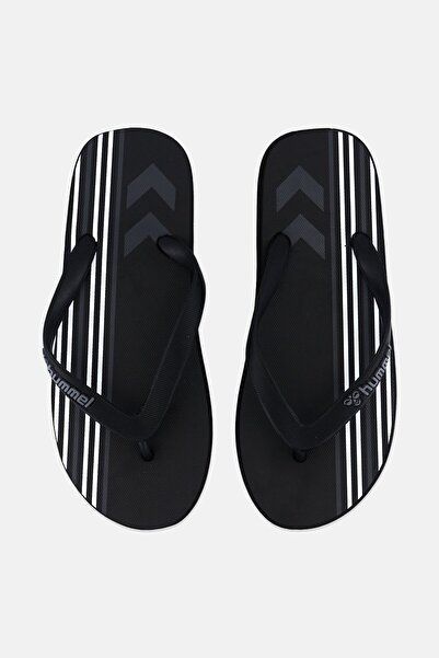 hummel Kids Boy Brand Logo Flip Flop Slippers, Black