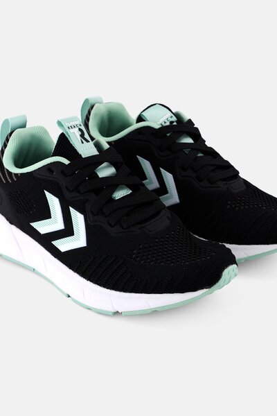 hummel Kids Boy Reach Tr Flex Lace Up Running Shoes, Black