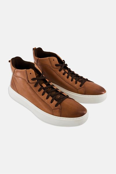 Geox Men U Deiven Lace Up Casual Shoes, Brown