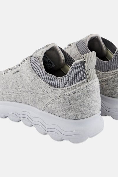 Geox Women Spherica Slip On Casual Shoes, Light Grey
