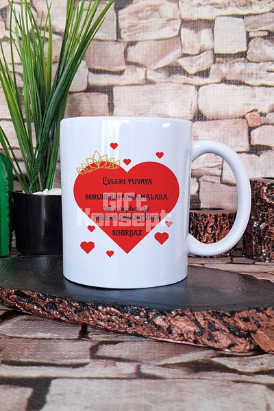giftkonsept Wizard Mom Fun Gift for Mom Printed Tea Coffee Presentation Mug Cup