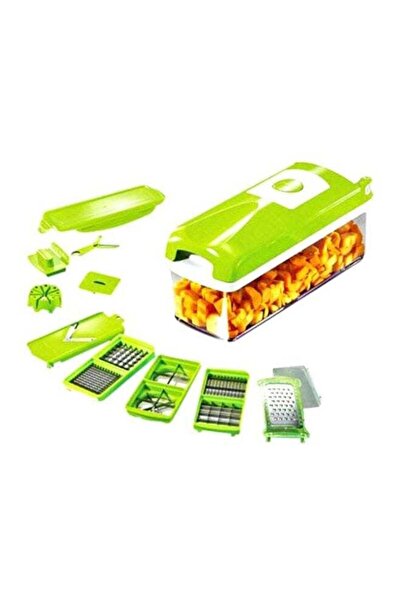 Generic قطاعة خضراوات متعددة الوظائف باللون الأخضر